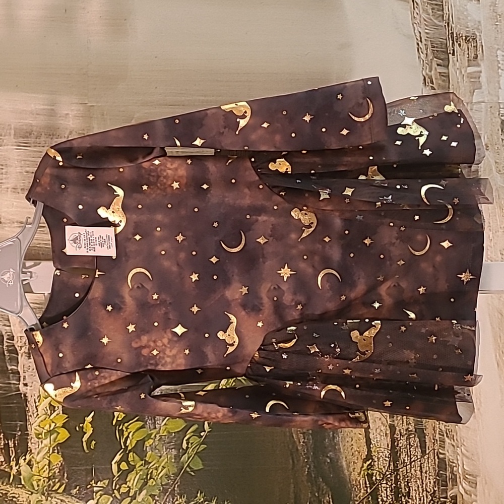 NWT! Disney Princess Jasmine Girls 4 metallic gold sparkly genie dress